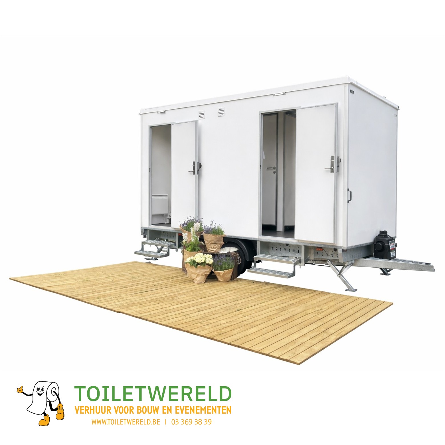 Toiletwagen huren
